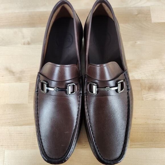 Peter Millar Crown Leather Bit Loafer Shoes Mens 8.5 Brown Hyperlight Slip On main image 15